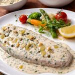 Dover Sole cu sos de lamaie si capere